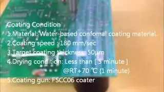 New selective conformal coating gun with high atomization for VOC (2015Patent acquisition)