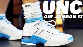 Обзор Air Jordan 17 Low UNC University Blue