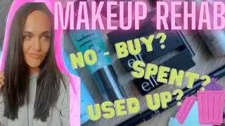MAKEUP REHAB UPDATE JANUARY 2022 ☃️  MAKEUP LOW-BUY SPENDING RECAP!