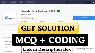 Cepheid Hiring Challenge 2026 | Questions & Answers Solution 100% Correct 🤩