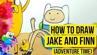 How to Draw Jake and Finn / Adventure Time / Drawing Tutorial