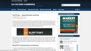 Lav Din Egen Hjemmeside - Hjemmeside Hosting Med SurfTown
