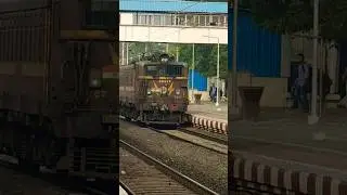 ✨ Morning Honking of WAG-5 HA ⚡⚡🚂🇮🇳🔥 #shorts #short #trending #indianrailways