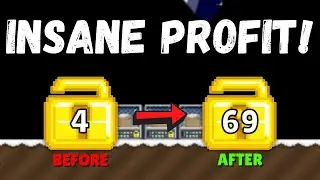 INSANE PROFIT METHOD WITH FLOUR 🤑!!! (NO FARMING!!!) | Growtopia How To Get Rich 2021 | TriggerFear