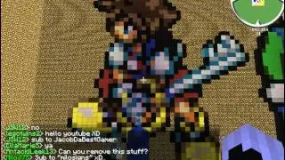 (minecraft) pixel art series : Sora (kingdom hearts) Ep.5