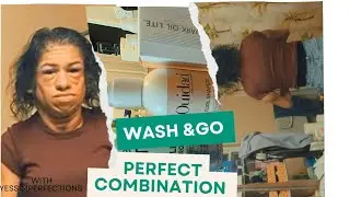 New hair products Routine| Perfect  for Hydrated voluminous + Definition 2B/2C waves #washandgo 