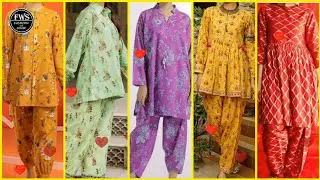 Short Frock Designs For Allover Printed Dresses 2023| Girls Short Frock Designs 2024| #Shortfrocks