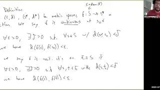 Lecture 15.1 - Continuous Maps of Metric Spaces