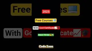 4 Free Govt Tech Certifications 2025 🌍🔥 | AI, Data, Cloud & Cybersecurity #shorts #ai #futureskills