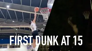 DUNKING AT 15 YEARS OLD | DUNK MOTIVATION | DUNK DIARIES EP. 1| Lần đầu úp rổ tuổi 15!