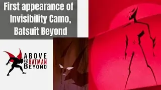 Invisibility Camo Batman Beyond Suit, First Appearance, Golem S1 Ep 4
