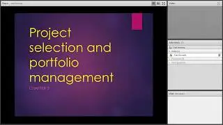Project Screening and Portfolio Analysis