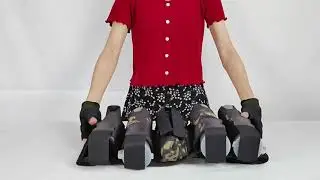4+1 Vertical Paintball Harness Pod Holder Belts Holds 4 Paintball Pods