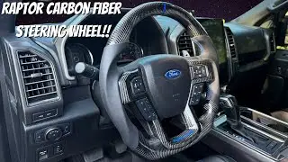 Gen 2 Raptor - Carbon Fiber Steering Wheel Installation