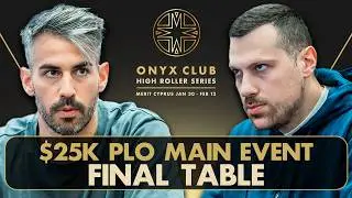 $1,125,000 for 1st! | $25,500 PLO Main Event | FINAL TABLE | Onyx Club