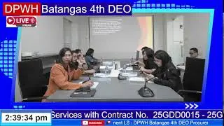 Procurement Livestream for DPWH Batangas 4th DEO on December 02, 2025