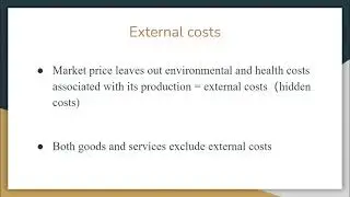 Environmental economics presentation