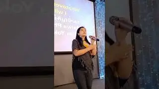 I lift Your Name Up (Singing the English version) #forkeeps #forhisglory #rehearsal