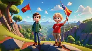 Flag of the Brave. A POEM FOR KIDS.