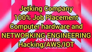 Jetking 100 percentage Job Placement//Course Fees/Computer & Networking Engineer/Hacker//Aws /IOT