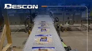 Descon Conveyor - New Reciprocating Tray Loader and Stacker for Packaged Goods