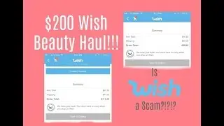 IS WISH A SCAM??? Massive $200 WISH Beauty Haul!