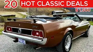 20 Classic Car Deals You Can't Miss .still hot today.#ClassicCars#ClassicCarDeals#VintageCars