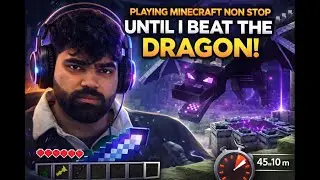 I Played Minecraft NON-STOP Until I Beat the Dragon
