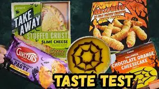 Trying Spooky Halloween Foods from Iceland 👻  🦐 My First Time Trying Prawns + Haunted Hog Roast