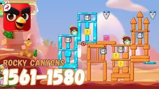 Angry Birds Journey: Levels 1561-1580 (Rocky Canyons) Gameplay - Part 79