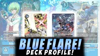 Blue Flare is SUPERIOR! Digimon EX4 TIER ONE Deck Profile!