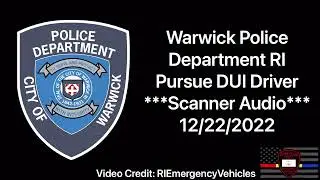 Warwick Police Pursuit ***Scanner Audio*** 12/22/22