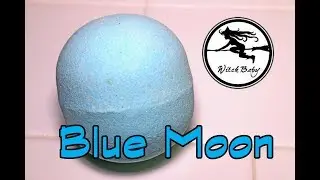 Witch Baby Soap BLUE MOON Bath Bomb Demo & Review Underwater View