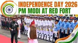 80th Independence Day: PM Modi Reaches Red Fort, Receives Guard Of Honour