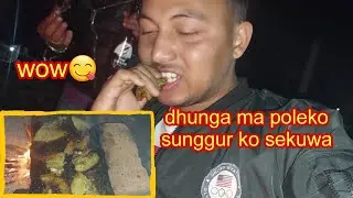 dharan ko pork sekuwa banara khaiyo😍