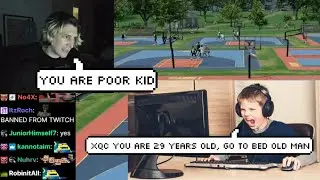 xQc Gets Ipad Kids Twitch Account Banned & Calls Them 