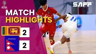 Sri Lanka vs Nepal | Match Highlights | SAFF Futsal Championship | 2&ndash;2 Draw