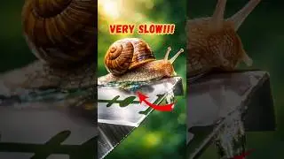 SNAIL: The Slowest Monster in Your Garden? 🐌 #snails #animal #shorts #facts 🐌✨🧐