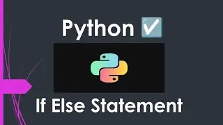 If else conditional statement in python || lec 3