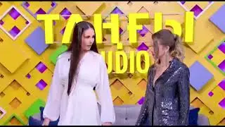 Позирование стоя. Эфир на канале Алматы ТВ.