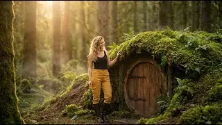 Creating a Moss-Covered Hobbit House (ASMR) - I build that house alone