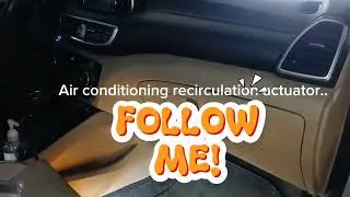 Como Cambiar motor De Recirculacion De Aire Acondicionado Hyundai Tucson 2019.