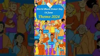 World Blood Donor Day Theme 2024 #worldblooddonorday #theme2024 #shorts #ki_and_ka