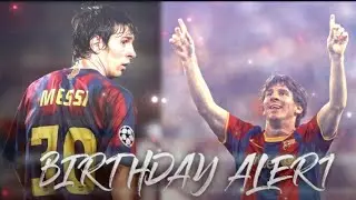 Lionel Messi Birthday Alert Whatsapp Status 🥵🔥 || King Birthday Is Coming 🔥💙