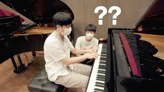 남학생이 피아노 매장에서 즉석 연주 소름끼침 ㄷㄷ (금대가리)