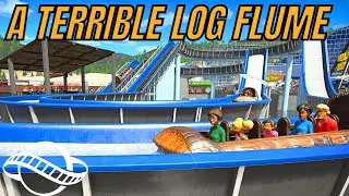 A TERRIBLE LOG FLUME | Seaside Funfair Park! | Episode 2