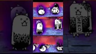 2 Crazed Cats vs 1 Manic Cat (Battle Cats) #shorts