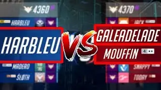 HARBLEU BEST ROADHOG VS GALE MCCREE + MOUFFIN D.Va [ OVERWATCH SEASON 17 TOP 500 ]