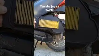 Как заменить воздушный фильтр Yamaha jog sa 36/39