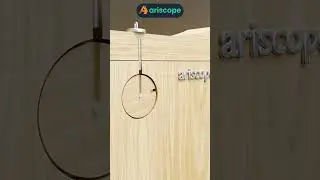 Smart Magnetic Wooden Latch with Rotating Lock  #ariscope